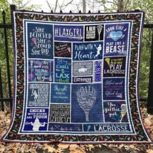 Play Like A Girl Quilt Blanket No96  Quilt